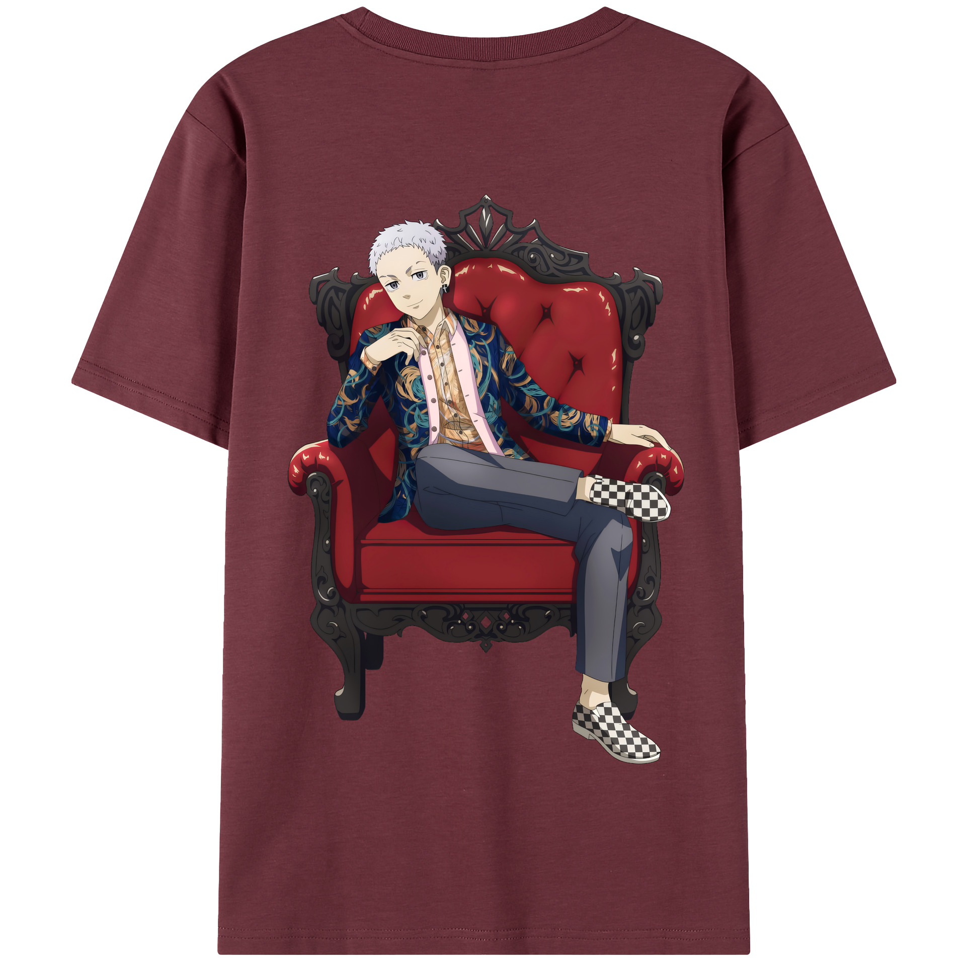 （画像用） 東京リベンジャーズ Tokyo Revengers 綿100％半袖Tシャツ（背面プリント）